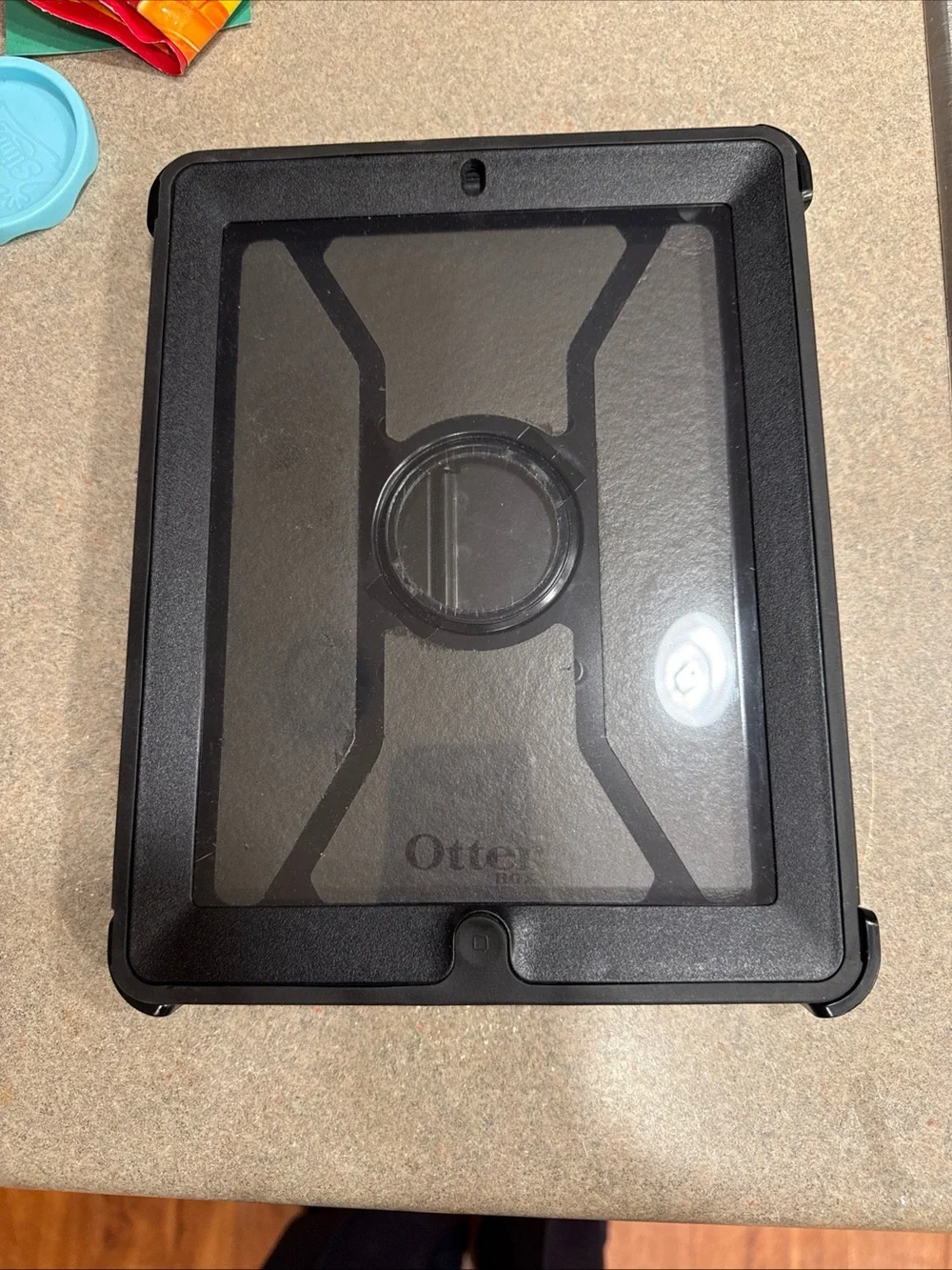 OtterBox Heavy-Duty Black Tablet Case with Clear Front